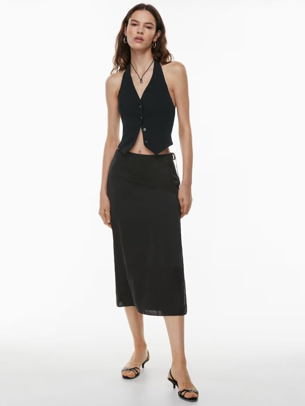 [NWT] Wilfred Elixir Satin Midi Skirt